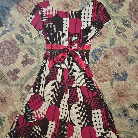 Maurices Geometric Print Fit & Flare Dress 💕 - Picture 2 of 4